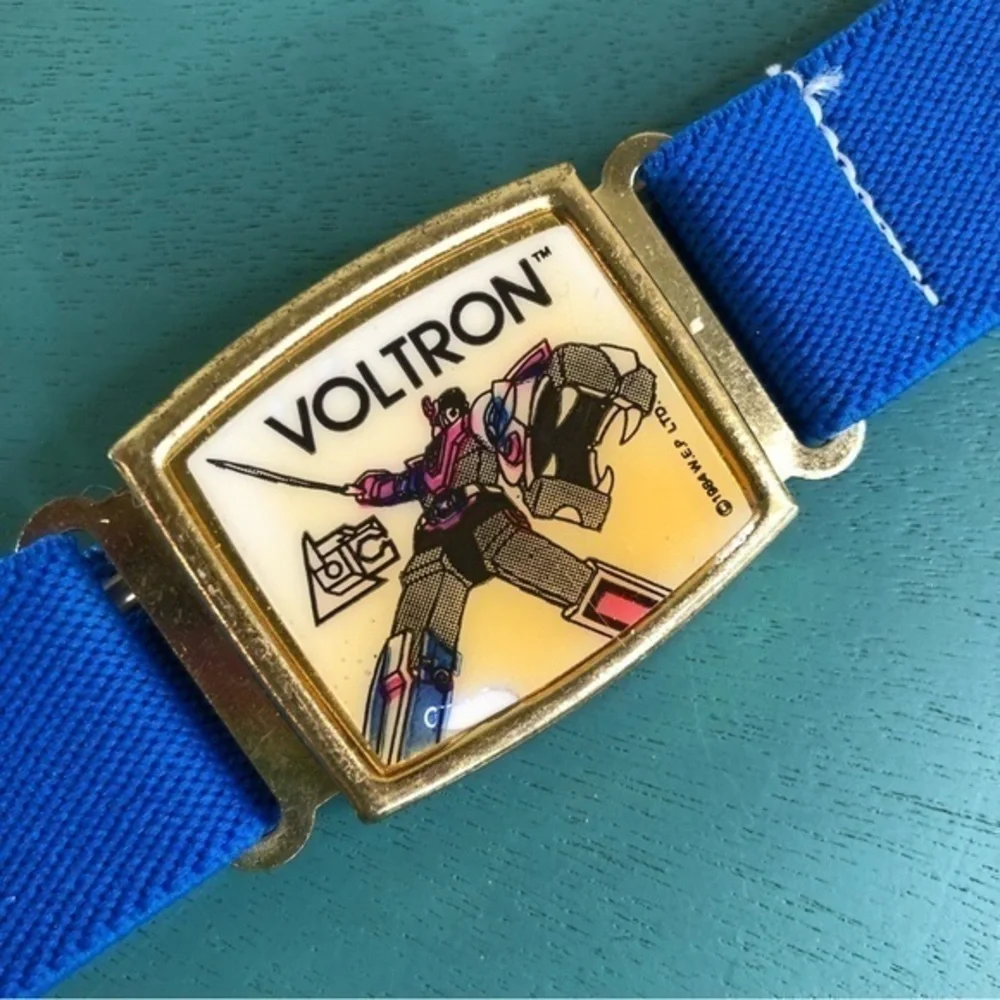 Vintage Voltron Belt Magnetic Elastic Adjustable Collectible 1984 Never Used